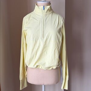 Travis Mathew Women's Yellow Quarter-Zip Top